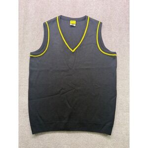 Spirit Airline uniform  Sweater Vest Ladies MD Black V-Neck Knit SAL4402BK